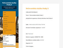 Tablet Screenshot of pecovatelskasluzbap6.com